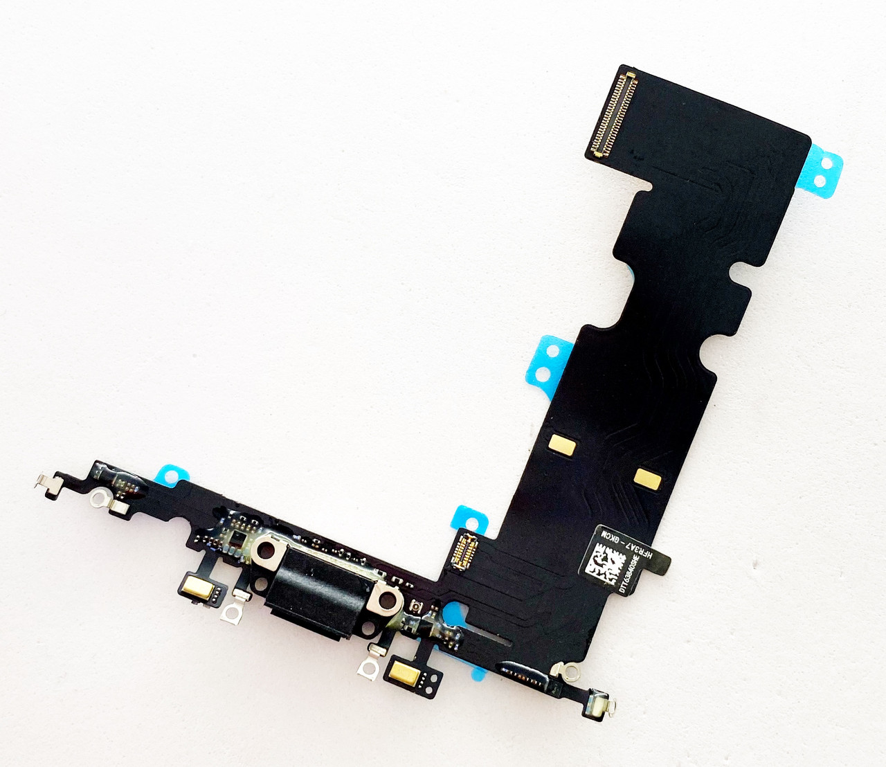 Шлейф для iPhone 8 Plus, з роз'ємом зарядки, з мікрофоном, чорний, фото 1