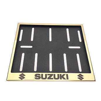 Рамка для мотономера Suzuki gold_V2 метал
