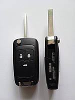 Корпус выкидного ключа для Opel Astra Insignia Zafira Vektra Galakeys 3 кнопки лезо HU100 (15-04)