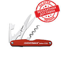 Складной нож Leatherman Juice CS3 Cinnabar (832369)