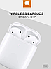 Бездротові навушники блютус з мікрофоном в кейсі WUW R99 Білий, фото 4