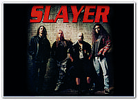 Slayer американская метал группа плакат