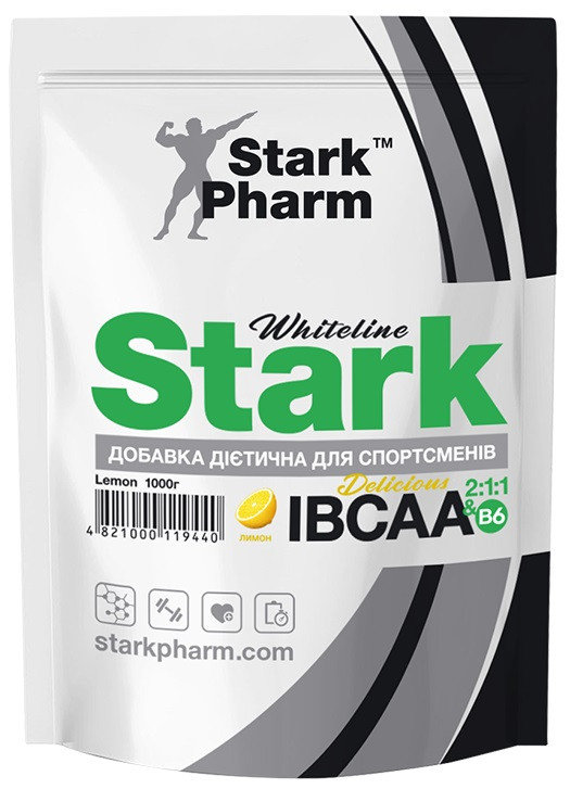 Амінокислоти Stark Pharm - IBCAA delicious 2-1-1 & Vit B6 - (1000 грам) (160 порцій)