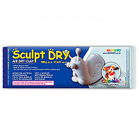 Масса ''Sculpt Dry'' MUNGYO для моделирования белая самозастывающая 0,5 кг