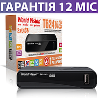 Тюнер Т2 World Vision T624M3, приставка-приймач для ТБ, ресивер DVB-T2