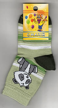 Дитячі демісезонні шкарпетки х/б Смалій, 24-26, 16 розмір