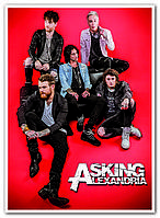 Asking Alexandria - Рок группа постер