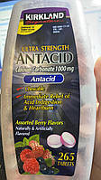 Від печіі Antacid (Calcium Carbonate 1000 mg) Kirkland USA