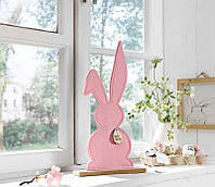 Весенний декор фетровый Пасхальный Кролик Melinera 41 см, фигура статуэтка кролика на подставке