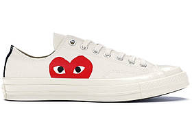 Кеди Converse Chuck Taylor All-Star 70s Low Ox Comme des Garcons PLAY White