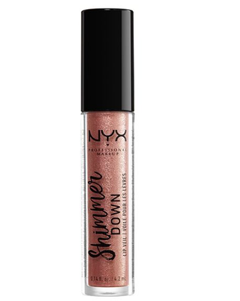NYX Блиск-вуаль Shimmer Down Lip Veil №01 (peach of my heart) 4,2 мл, фото 1