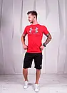 Спортивний літній костюм | комплект футболка та шорти under armour, фото 5
