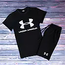 Спортивний літній костюм | комплект футболка та шорти under armour, фото 2