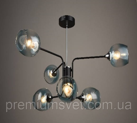 Люстра "Молекула" 3564/6 B N, фото 1