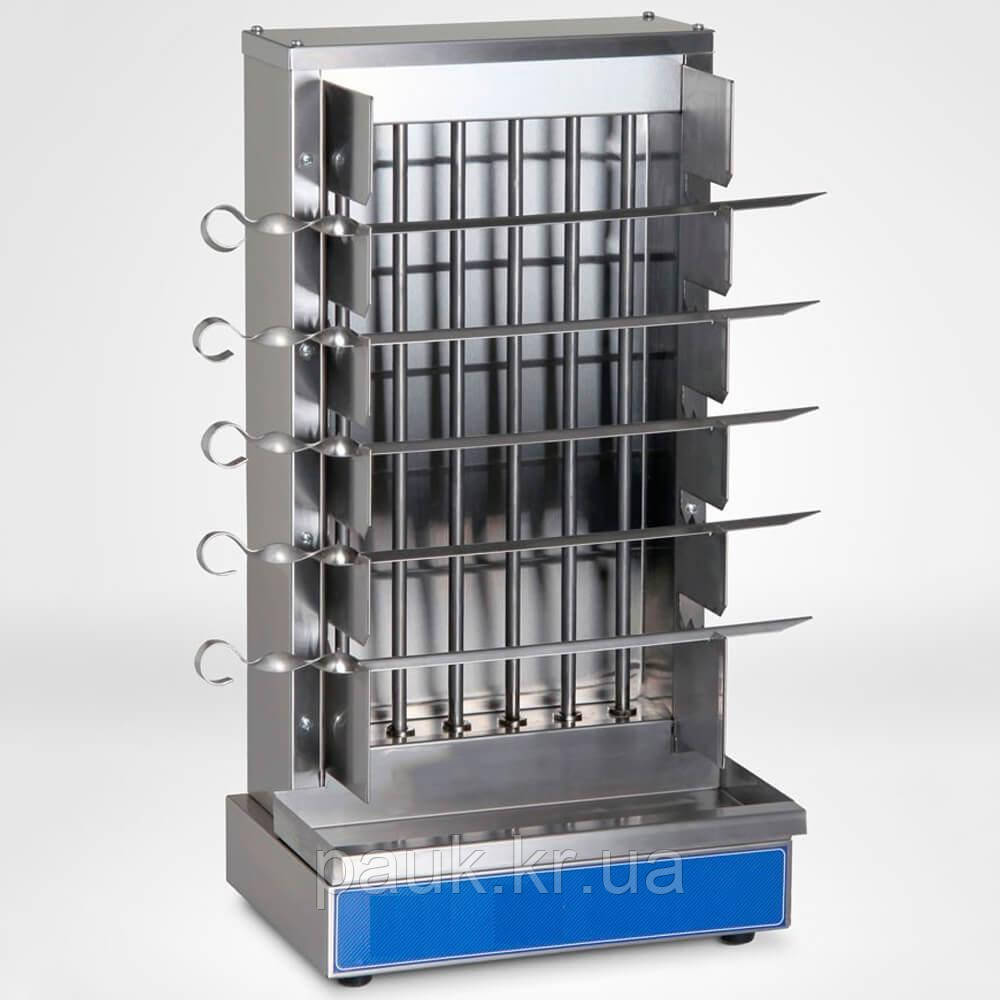 Шашличниця електрична Ш-5 на 5 шампурів, електрошашличниця, вертикальна шашличниця електрична, фото 1