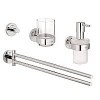 Набор аксессуаров для ванной комнаты GROHE Essentials 40846001 хром 111293