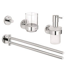 Набір аксесуарів для ванної кімнати GROHE Essentials 40846001 хром 111293