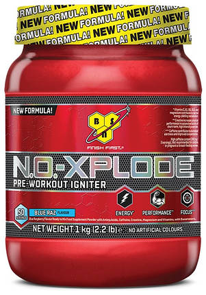 Передтренувальний комплекс BSN NO-Xplode 3.0 (50 serv) - 1000 г, фото 1