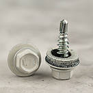 Саморіз 4.8х19 RAL 9002 для кріплення металевих листів внахлест WSBP Wkret-Met (250 шт/уп), фото 3