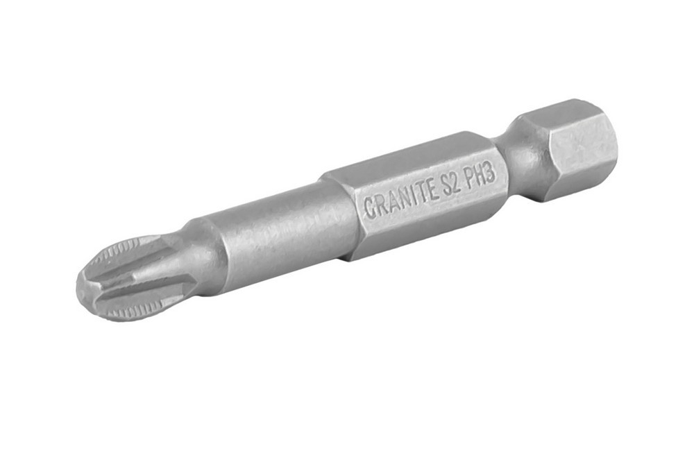Насадки викруткове GRANITE РН3х50 мм S2 10 шт 10-03-501, фото 1