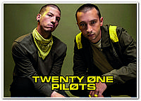 Twenty One Pilots американский дуэт постер