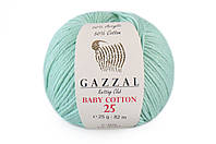 Gazzal Baby Cotton-25, Водяная зелень №3425