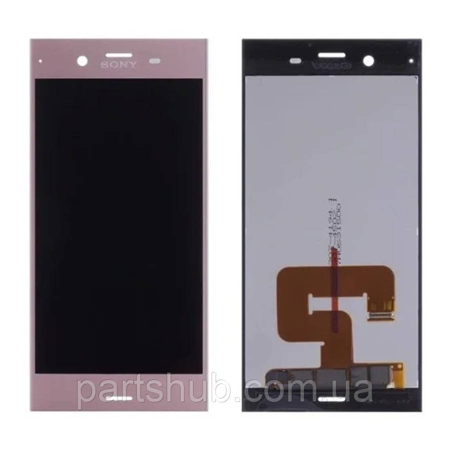 Дисплей Sony Xperia XZ1 G8342 G8341 з тачскріном рожевий