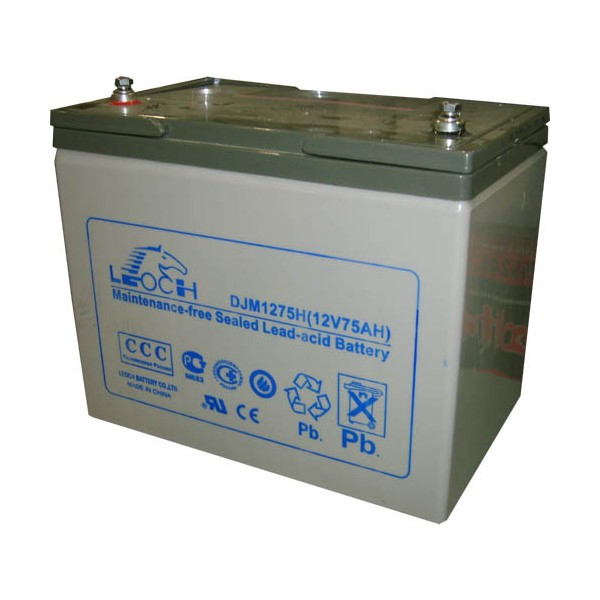 Акумулятор AGM - 75 Ач, 12В гелевий Leoch DJM 1275, фото 1