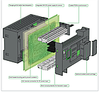 Контроллер TM200CE24T  - controller M200 24 I/O k transistor outputs +Ethernet 24 V DC power supply, фото 5