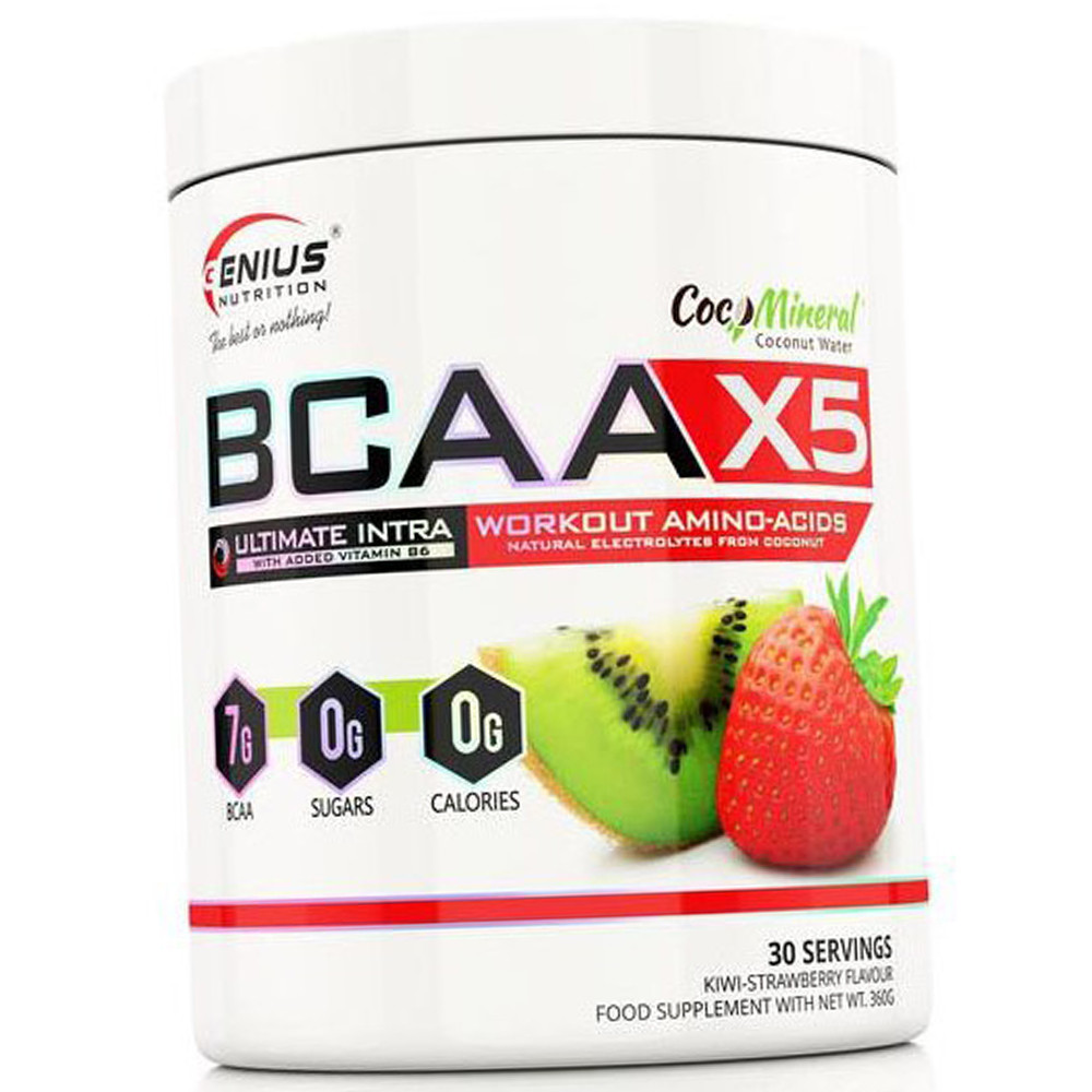Амінокислоти BCAA Бсаа Genius Nutrition BCAA X5 360 g, фото 1
