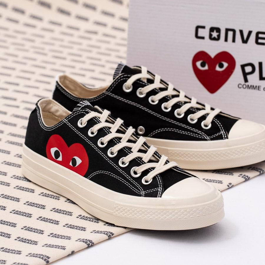 Comme de garcon converse low sale
