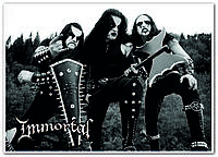 Immortal блэк-метал-группа плакат