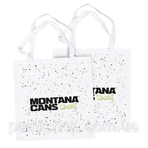 Бавовняна сумка Montana Logo&Stars біла