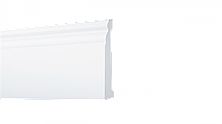 Гнучкий плінтус для підлоги Arbiton, колекція: STIQ. Колір: білий s0820. В: 80 мм, Ш: 10 мм, Д: 2200 мм, фото 3