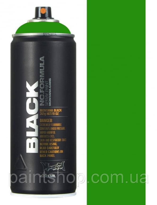Аерозольна фарба Montana Black 6090 Woodstock (Зелений) 400 мл