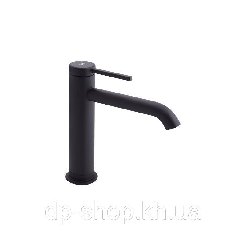 Змішувач для раковини Qtap Robin QTROB1060M102B Black Matt, фото 1