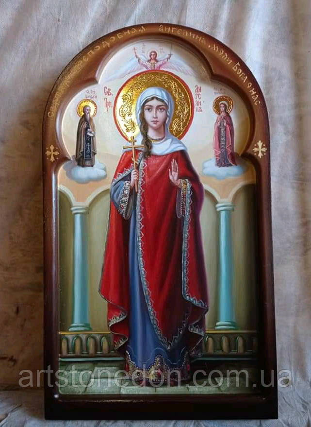 Ікона писана Свята Ангеліна Сербська