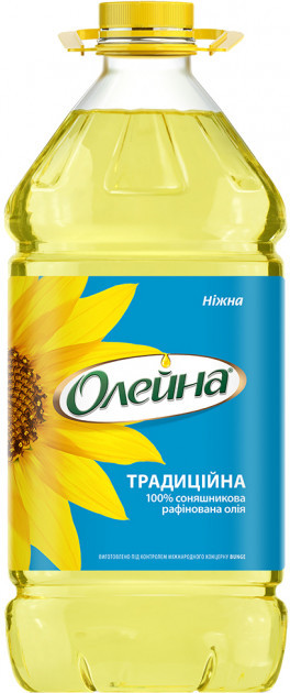 Олія соняшникова Олейна Традиційна рафінована 3 л