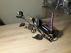 Підсвічник-підставка під вино "Троянда"