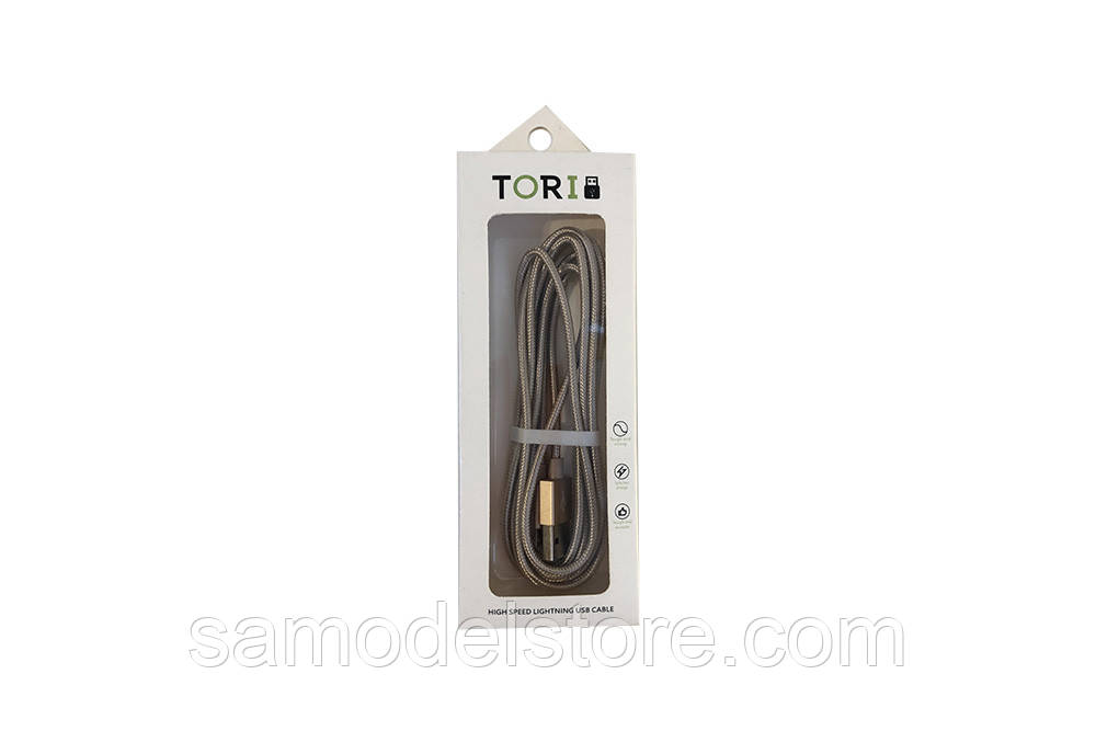 Кабель Micro Tori 3A 2м.