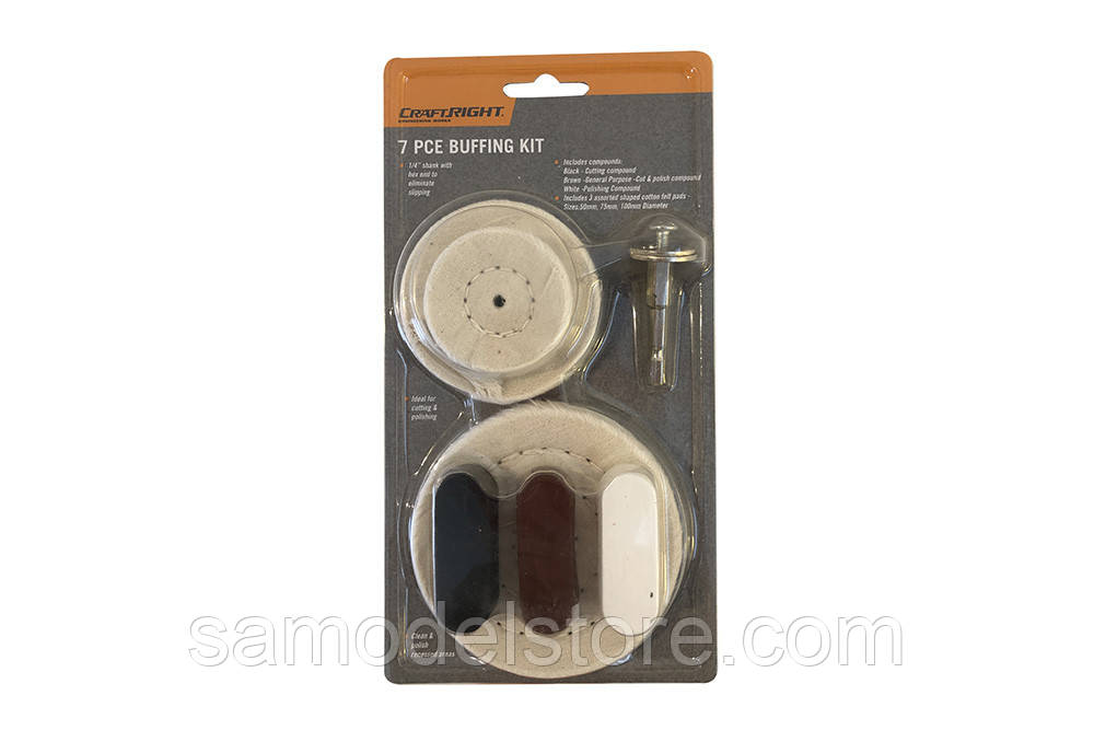 Набір полірувальний Craft Right 7 pc, фото 1