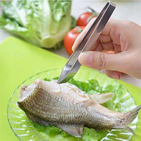 Щипці для видалення кісток риби (пінцет), 12 см, нержавіюча сталь