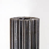 Пластиковый шифер Волнопласт прозрачный волновой Италия бронза