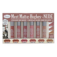 Набор жидких матовых помад theBalm Meet Matte Hughes Nude 6-pc Mini Kit 6×1.2 мл
