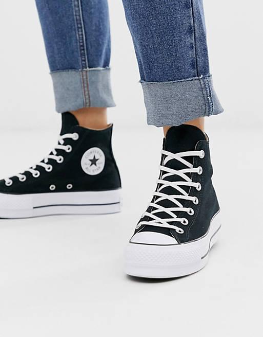 Converse Chuck Taylor All Star Lift Hi Black ID 1574734783