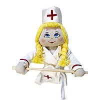 Тримач для рушників або паперу, лялька лікар.