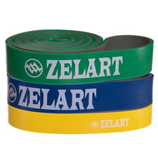 Еспандер-петлі ZELART POWER BANDS набір ML 11-30 кг для підтягування, турніка і тренувань