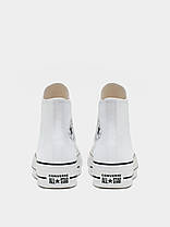 Кеди Converse Chuck Taylor All Star Lift Hi White, фото 5