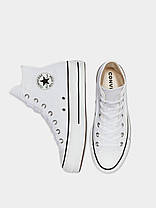 Кеди Converse Chuck Taylor All Star Lift Hi White, фото 4