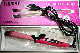 Плойка-праска 2в1 для волосся Kemei KM-4982